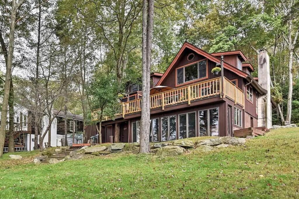 Lakefront Cabin Pvt Beach And Dock - Sunset Marina Arrowhead Lake Exterior photo